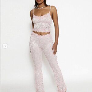 Lace Boys Lie x yung reaper pink set